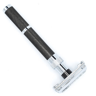 Parker Rasoir de sûreté 96R ouverture papillon - Graphite et chrome Parker Rasoir de sûreté 96R ouverture papillon - Graphite et chrome