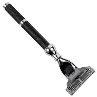 Parker 42M Gillette Mach 3 Compatible razor - Black & chrome