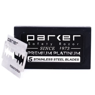 Parker Lames de rasoir à double tranchant "Premium Platinum" (Paquet de 5)