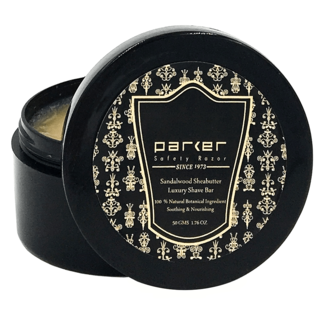 Parker Savon raser de voyage - Bois de santal et au beurre de karité (50g/1.76oz)
