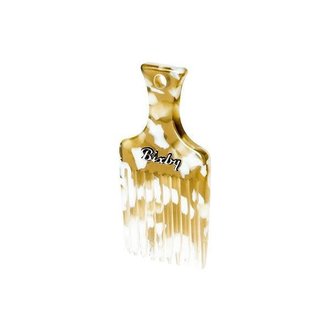 Bixby The Original Peigne pick à barbe 1,5mm d'espacement (74mm/2.91") - Blanc or Bixby The Original Peigne pick à barbe 1,5mm d'espacement (74mm/2.91") - Blanc or