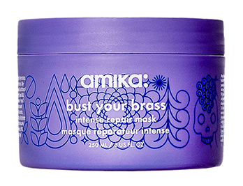 Masque violet réparateur intense blonde Bust Your Brass par amika: