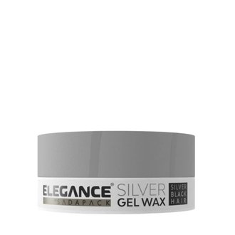 Elegance By Sadapack Silver Gel Wax - Covers Black Hair (100ml/3.5oz)