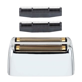 BaByliss PRO FoilFXF02 Double Foil Shaver replacement Foils and Cutter System FXRF2 - Silver