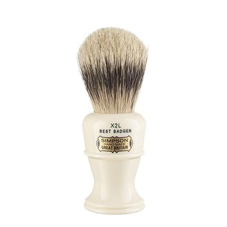 Simpsons Shaving Brushes Shaving Brush - Colonel X2L Best Badger Ivory - Medium (21mm/0,83")