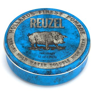 Reuzel Pommade "Blue Pomade" - Tenue forte, brillance élevée