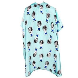 Suavecito Mascot Club Blue Barber Cape - Kid's