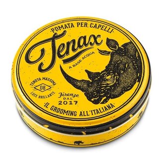 Tenax Water Based Wax 08 Pomade - Extra Strong Hold High Shine