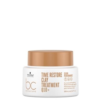 Schwarzkopf  Bonacure Masque à l'argile "Time Restore Q10+" (200ml/6.7oz)