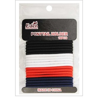 Eden Hair Accessories Plastiques pour cheveux - Noir, blanc, rouge et bleu marin (Paquet de 18) Eden Hair Accessories Plastiques pour cheveux - Noir, blanc, rouge et bleu marin (Paquet de 18)