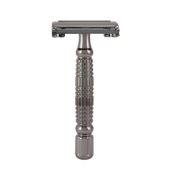 Rockwell Razors R1 Double Edge Safety Razor - Gunmetal Chrome