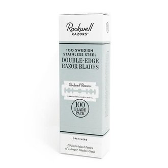 Rockwell Razors Lames de rasoir à double tranchant (100 unités)