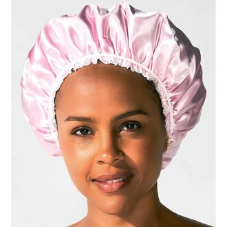 Betty Dain Chapeau de sommeil en satin "Satinette Sleep Wear" - Rose Betty Dain Chapeau de sommeil en satin "Satinette Sleep Wear" - Rose