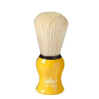 Omega Pure Hog Bristle Shaving Brush #10065 - Medium (23mm/0.90")