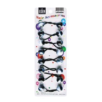 Eden Hair Accessories Boules élastiques - Noir et blanc Eden Hair Accessories Boules élastiques - Noir et blanc
