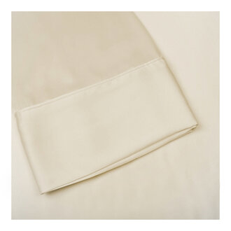 Taie d'oreiller 100% soie Standard/Queen - Ivoire