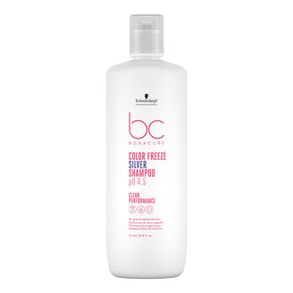 Schwarzkopf  Bonacure Shampoing argent "Color Freeze Silver pH 4.5" Schwarzkopf  Bonacure Shampoing argent "Color Freeze Silver pH 4.5"