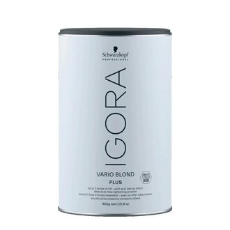Schwarzkopf Igora Royal Professional Poudre éclaircissante compacte bleue "Vario Blond Plus" (450g/15.8oz)