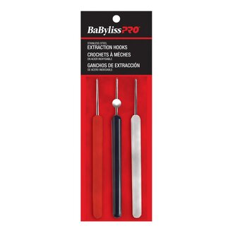 BaByliss PRO Stainless Steel Extraction Hooks - (3/pcs)