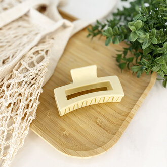 Opaque Medium Rectangular Hair Clip