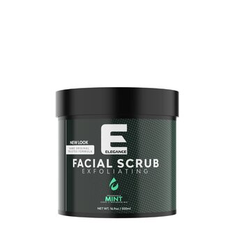 Elegance By Sadapack Facial Fresh Scrub with Mint - Smoother Skin and Clear Pores (500ml/17.6oz)