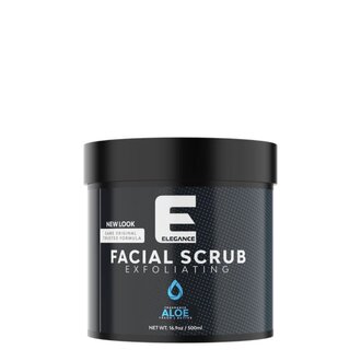 Elegance By Sadapack Facial Fresh Scrub with Aloe Vera - Smoother Skin and Clear Pores (500ml/17.6oz)