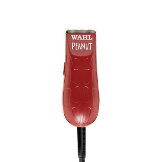 WAHL Professional Peanut Clipper/Trimmer with 4 Cutting Guides - Red