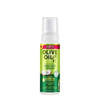ORS Hair Care Olive Oil Hold & Shine Wrap/Set Mousse (207ml/7.0oz)