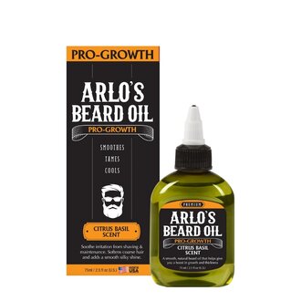 Arlo's Pro-Growth Beard Oil Citrus Basil Scent (75ml/2.5oz)