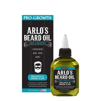 Arlo's Huile à barbe "Pro-Growth" bergamote et genévrier (75ml/2.5oz)