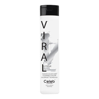 Celeb Luxury Shampoing pigmenté Viral Extreme Colorwash - Argent (244ml/8.25oz) Celeb Luxury Shampoing pigmenté Viral Extreme Colorwash - Argent (244ml/8.25oz)