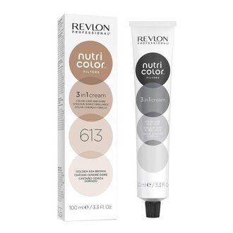 Revlon Professional Crème 3 en 1 "Nutri Color Filters" (100ml/3.3oz)  613- Châtain cendré doré