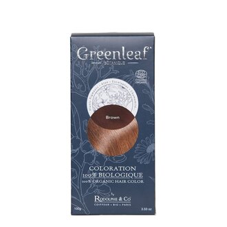 Rodolphe & Co Greenleaf Botanique 100% Organic Hair Color (100g/3.53oz) - Brown