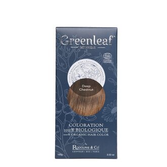 Rodolphe & Co Greenleaf Botanique Hair Color (100g/3.53oz) - Deep Chestnut