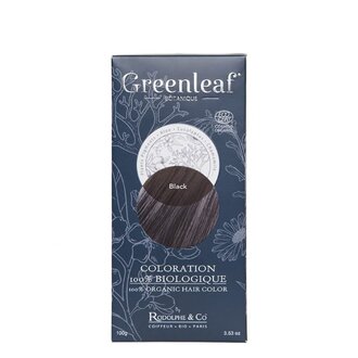 Rodolphe & Co Coloration végétale "Greenleaf" (100g/3.53oz) - Noir