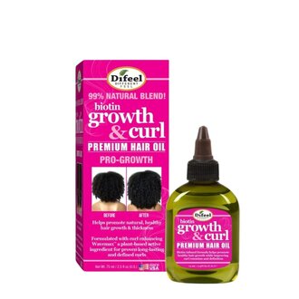 Difeel Biotin Growth & Curl Premium Hair Oil