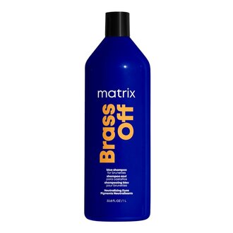 Matrix Shampoing bleu pour brunettes "Brass Off" Matrix Shampoing bleu pour brunettes "Brass Off"