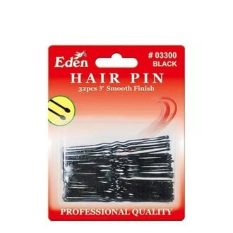 Eden Hair Accessories Hair Pin 7.62cm/3" (32 pins) - Black