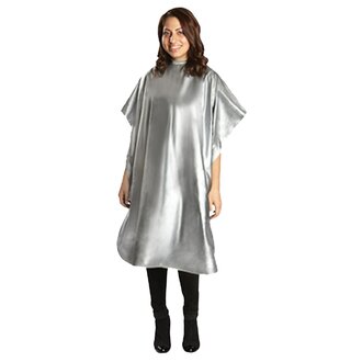BaByliss PRO All-Purpose Vinyl Cape (91cm/36" x 142cm/56") - Silver