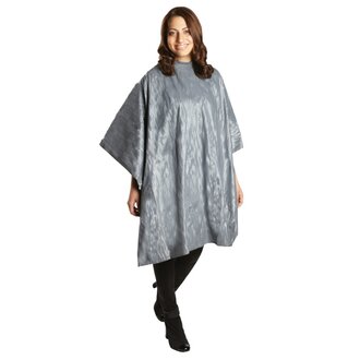 BaByliss PRO Cape de vinyle polyvalente très ample (121cm/48" x 147cm/58") - Gris BaByliss PRO Cape de vinyle polyvalente très ample (121cm/48" x 147cm/58") - Gris