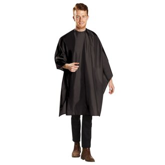 BaByliss PRO Deluxe Nylon Cutting Cape (137cm/54" x 152cm/60") - Black