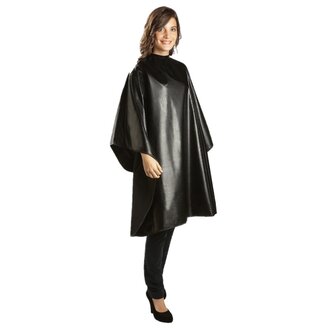 BaByliss PRO Cape de polyuréthanne polyvalente Deluxe très ample (137cm/54" x 152cm/60") - Noir BaByliss PRO Cape de polyuréthanne polyvalente Deluxe très ample (137cm/54" x 152cm/60") - Noir