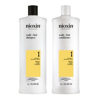 Nioxin System 1 Scalp + Hair Duo (2x 1000ml/33.8oz)