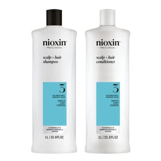 Nioxin System 3 Scalp + Hair Duo (2x 1000ml/33.8oz)