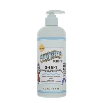 Suavecito Kid's 3-In-1 Shampoo,Conditioner & Body Wash (473ml/16.0oz)