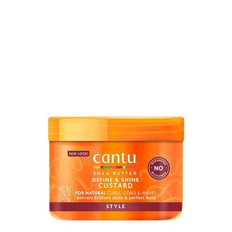Cantu Crème Gel "Define & Shine Custard" au beurre de karité (340g/12.0oz) Cantu Crème Gel "Define & Shine Custard" au beurre de karité (340g/12.0oz)