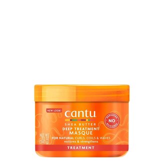 Cantu Masque traitant en profondeur au beurre de karité "Deep Treatment" - Restaure et renforce les cheveux secs et abîmés (340g/12.0oz) Cantu Masque traitant en profondeur au beurre de karité "Deep Treatment" - Restaure et renforce les cheveux secs et abîmés (340g/12.0oz)