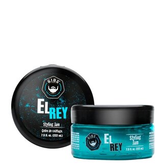 Gibs Grooming Gel coiffant et hydratant "El Rey" - Tenue moyenne et flexible (222ml/7.5oz) Gibs Grooming Gel coiffant et hydratant "El Rey" - Tenue moyenne et flexible (222ml/7.5oz)
