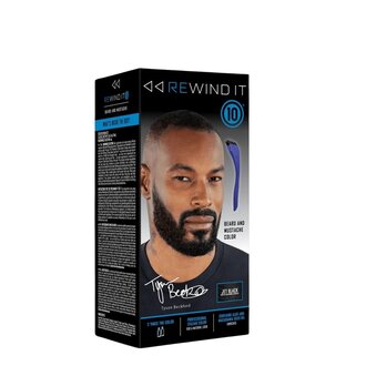 Rewind It 10 Color for Beard & Moustache - Jet Black