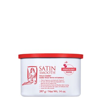 Satin Smooth Cire dure cerise et vitamine E "Wild Cherry" (397g/14.0oz) Satin Smooth Cire dure cerise et vitamine E "Wild Cherry" (397g/14.0oz)